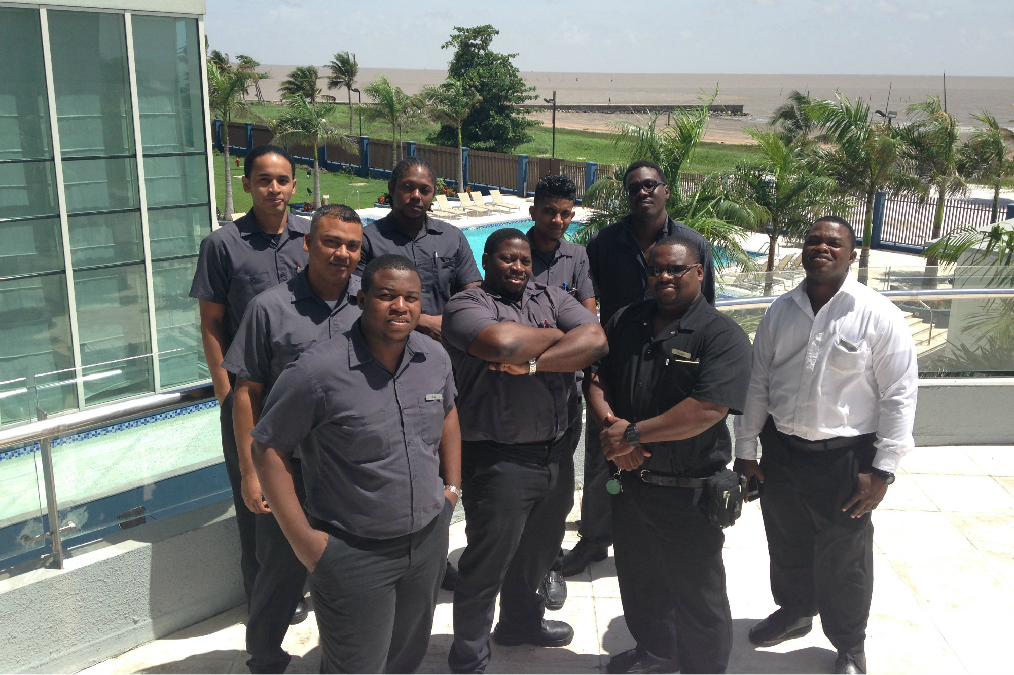 Maintenance workers at the Guyana Marriott Hotel Georgetown were the first in the South American country to become Certified Pool Operators.