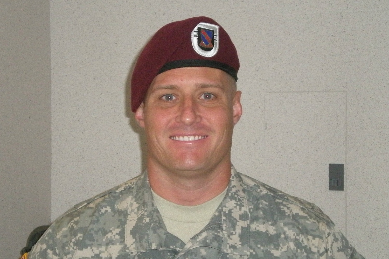 FIRST RECIPIENT Water for a Warrior selected Matt Sullivan for its first backyard pool project.