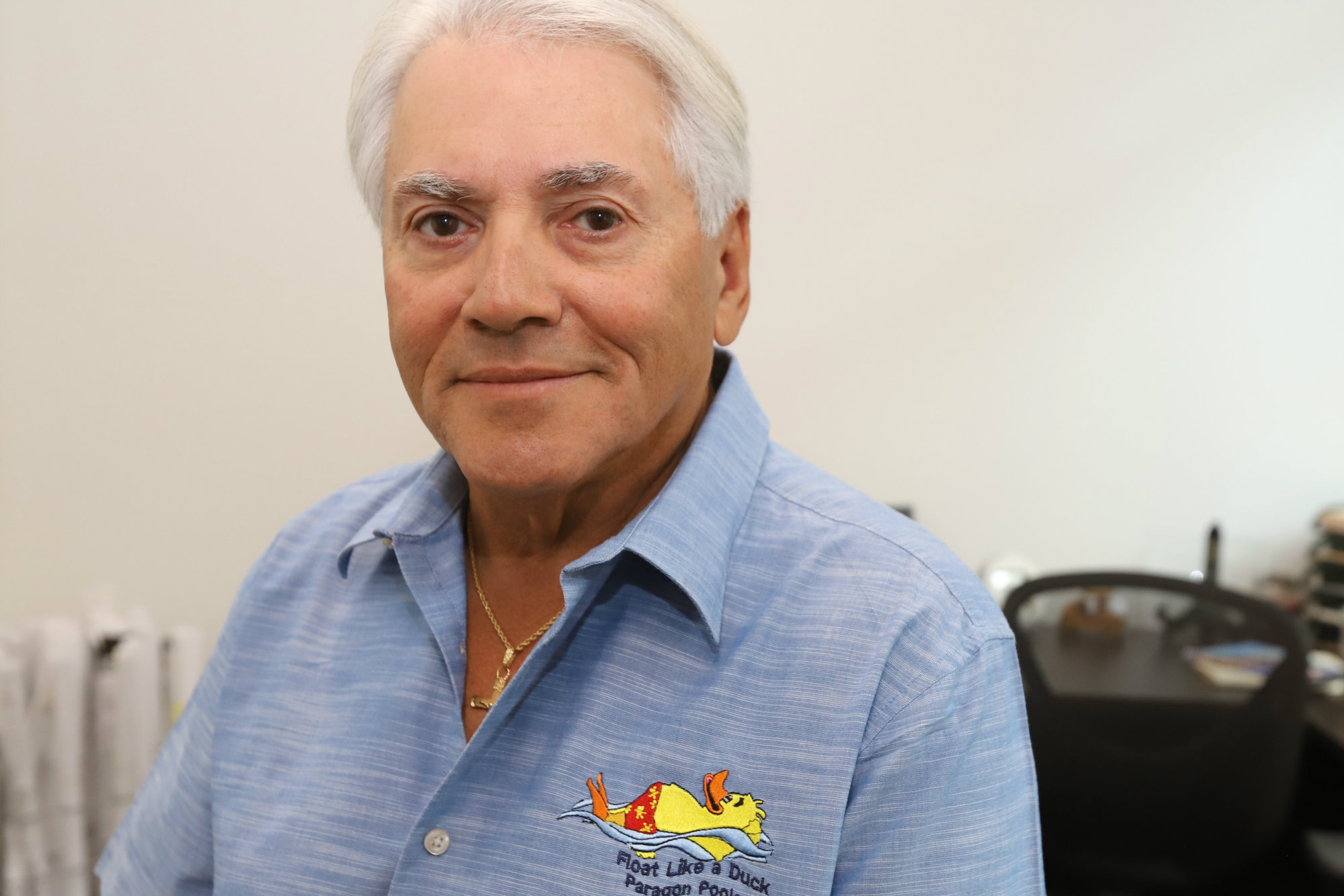 Joe Vassallo of Paragon Pools, Las Vegas, and founder of the city's Float Like a Duck program