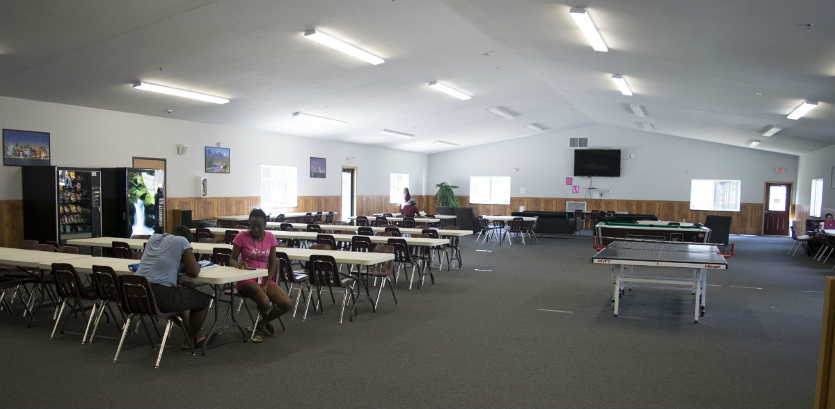 Inside the Hiawatha Residence Hall