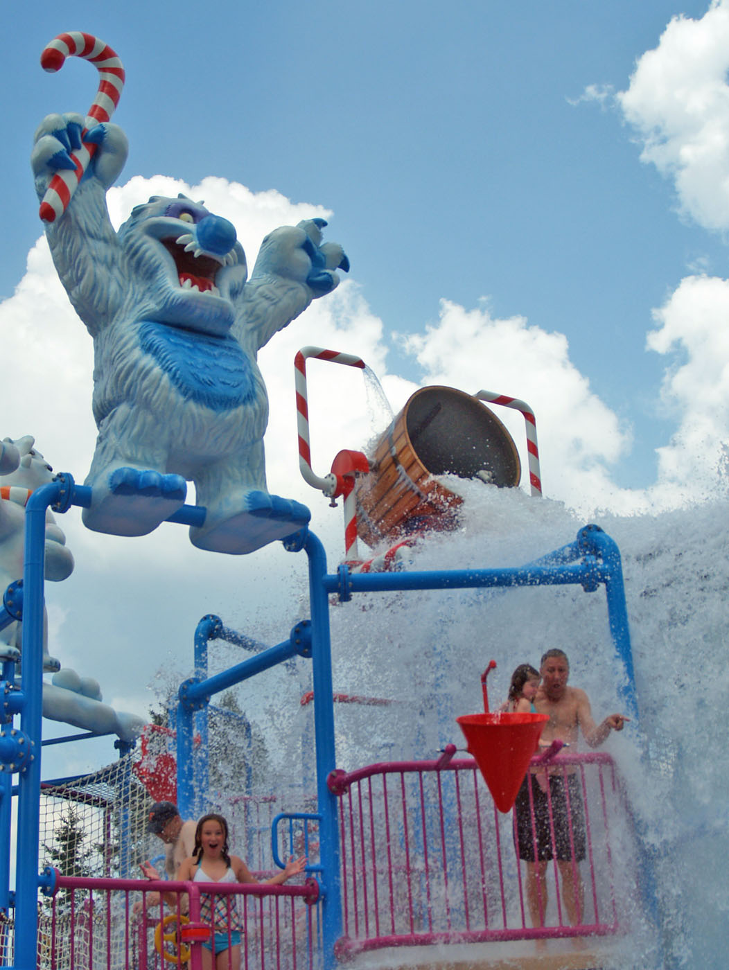 “He’s not a bad guy,” says Christian Gainer, general manager of Santa’s Village. “He’s kind of like Animal from the Muppets, wild and crazy and a lot of fun, but can be just a little bit destructive.”