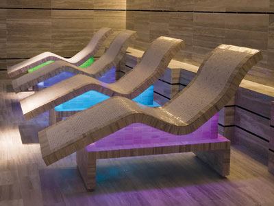 The Spa at Mandarin Oriental Hotel Las Vegas attracts new guests and returning visitors with relaxation-focused extras, including experience showers and an ice fountain, that add to the mental and physical benefits of the traditional pool