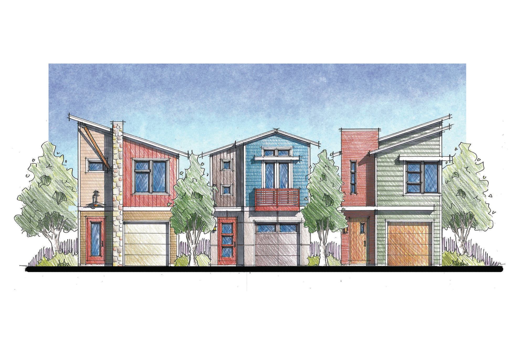 Smaller singles can be used on urban infill lots, make up entire blocks of a suburban downtown, or be built on raw pieces of leftover land where density can be increased to 15 to 20 homes on a couple of acres. 

