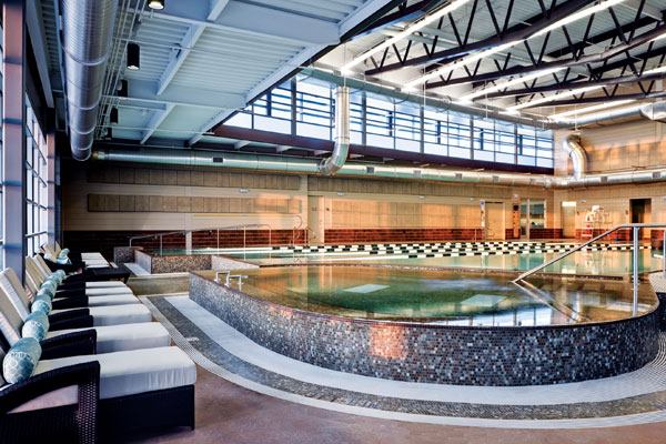 Opened in June 2010 at a cost of $23 million, The Summit is specifically designed to provide a physical fitness and social hub for active adults ages 50 and older. To ensure that the aquatic amenities, including the leisure pool, are maintained properly, Counsilman-Hunsaker provided a launch operations training session, consisting of a water chemistry workshop in relation to the pool and spa systems.